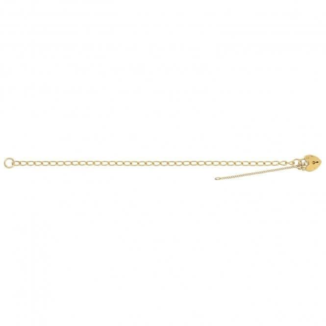 9ct Yellow Gold Ladies Charm Bracelet BR101Acotis Gold JewelleryBR101