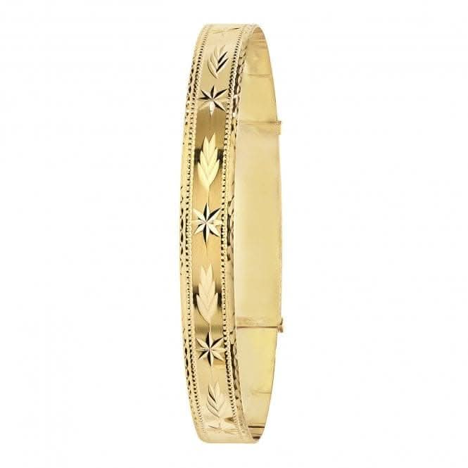 9ct Yellow Gold Ladies Bangle BN147