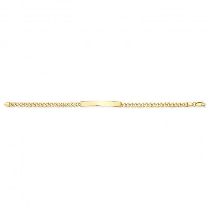 9ct Yellow Gold Ladies ID Bracelet BR249