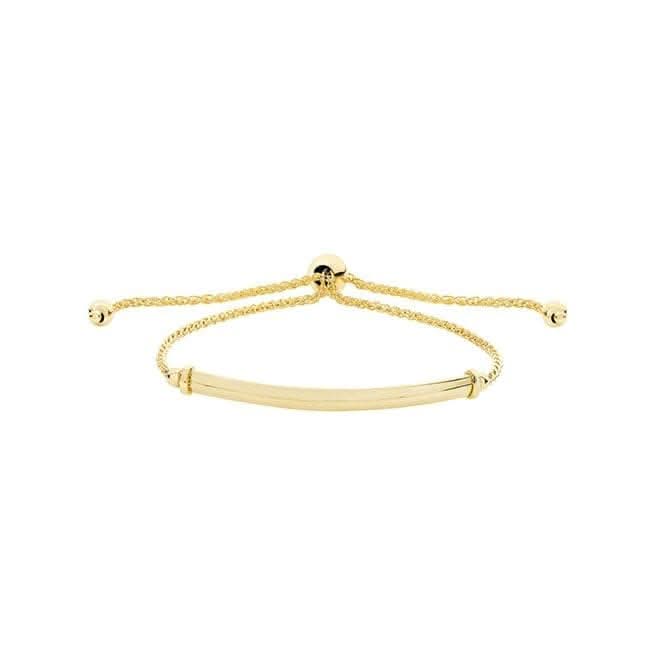 9ct Yellow Gold Ladies Bracelet BR572