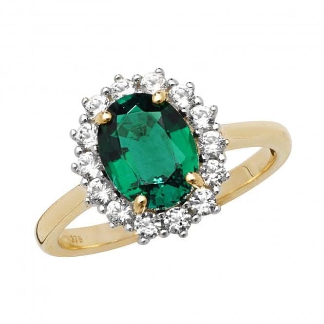 9ct Yellow Gold Ladies Ring RN1204EAcotis Gold JewelleryRN1204E/R