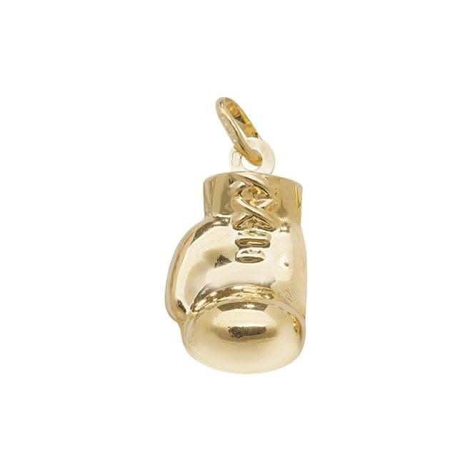 9ct Yellow Gold Large Boxing Glove Pendant PN260