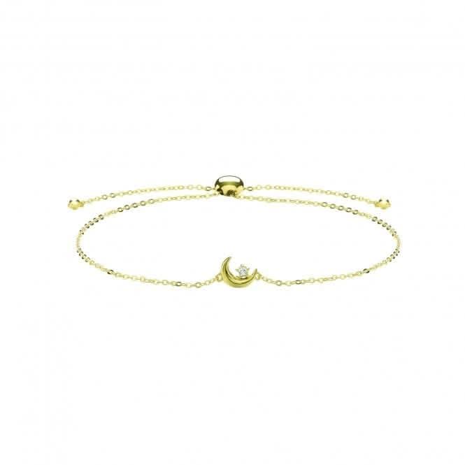 9ct Yellow Gold Moon Pull Style Bracelet BR634Acotis Gold JewelleryBR634