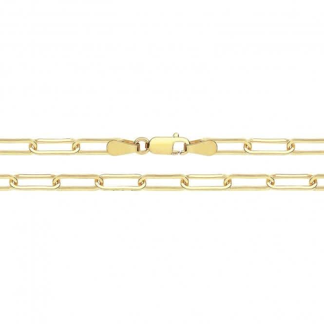 9ct Yellow Gold Paperclip Chain 070 CH542Acotis Gold JewelleryCH542/22