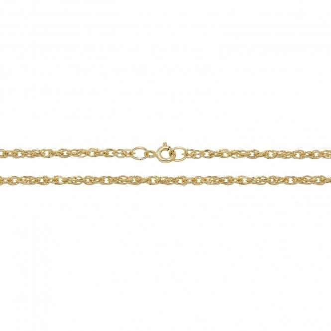 9Ct Yellow Gold Prince of Wales Chain CH213
