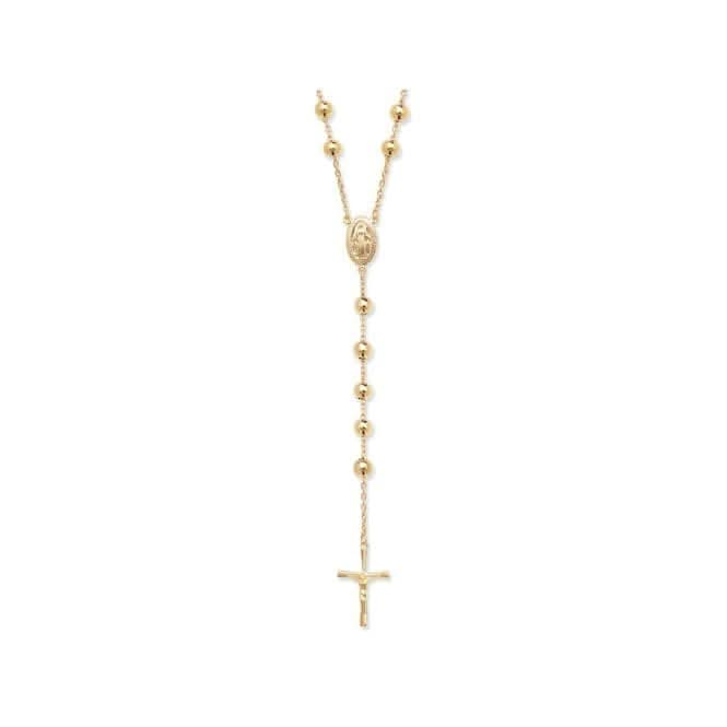 9ct Yellow Gold Rosary Necklet NK109
