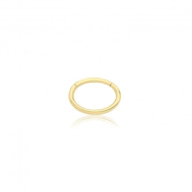 9ct Yellow Gold Seamless Oval Clicker ES2011Acotis Gold JewelleryES2011