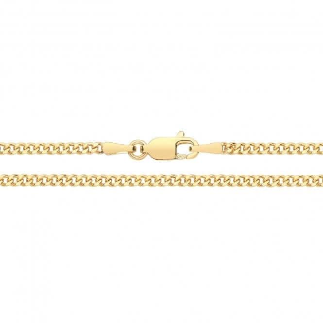 9ct Yellow Gold Solid Curb Chain CH279