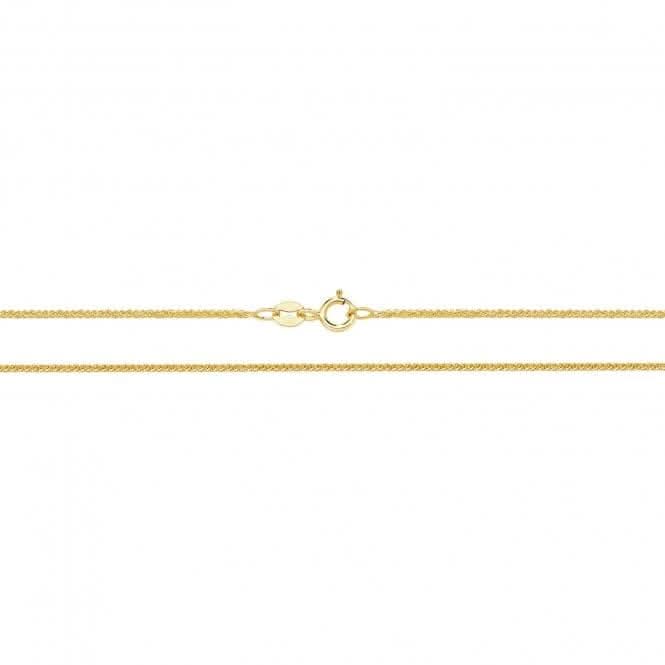 9ct Yellow Gold Wheat Chain CH224Acotis Gold JewelleryCH224/16