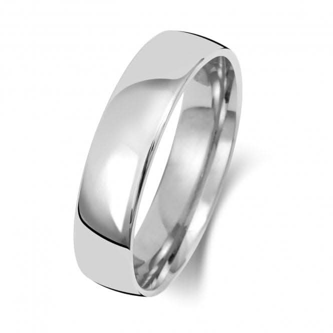 Wedding Band 9K Slight Court 5 mm-1.75 Wedding  Ring W115WH