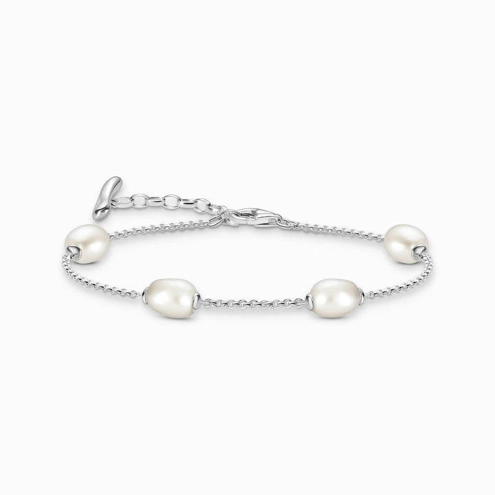 Natural Beauty Sterling Silver Freshwater Pearl Bracelet A2189-082-14