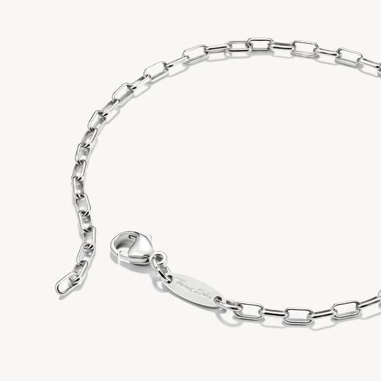 Thomas Sabo Charm Club Charming Connect Sterling Silver Paperclip Bracelet A2206-001-21-L19v