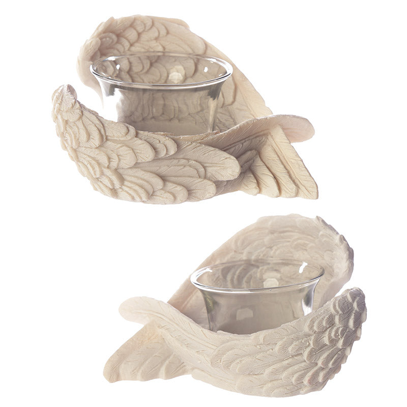 Angel's Wings Tea Light & Votive Candle Holder ANG98