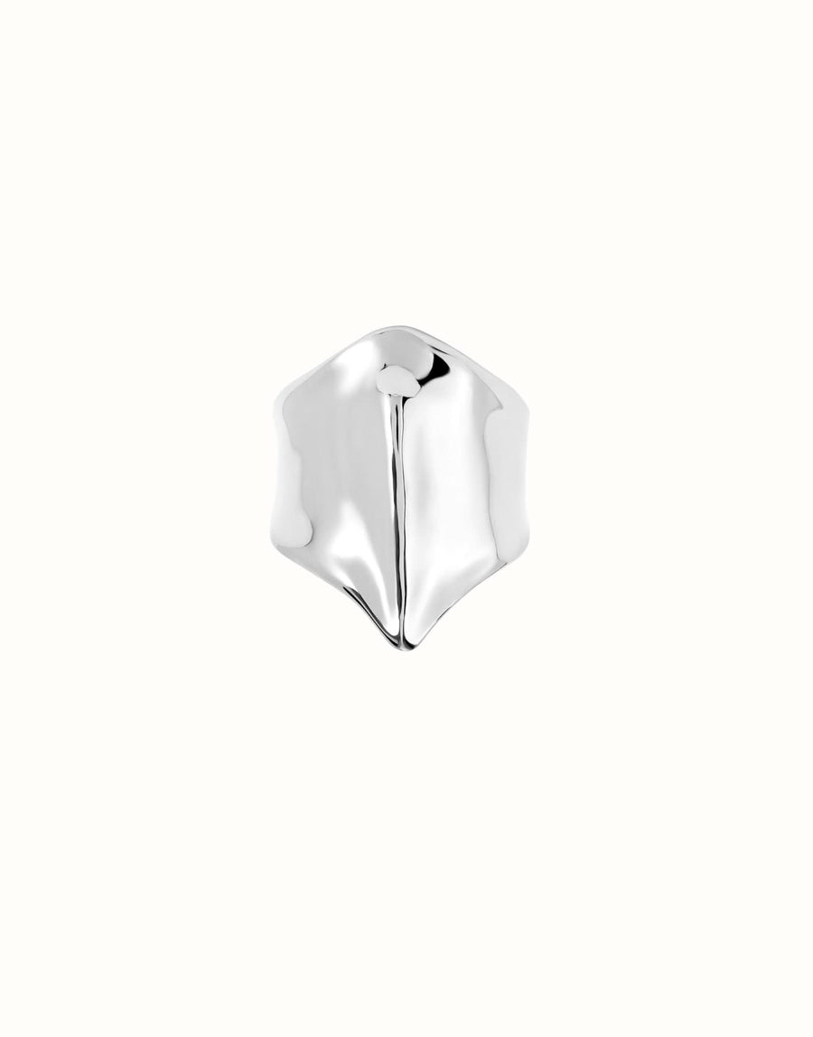 Sterling Silver Plated Alloy Stingray Ring ANI0812MTL000