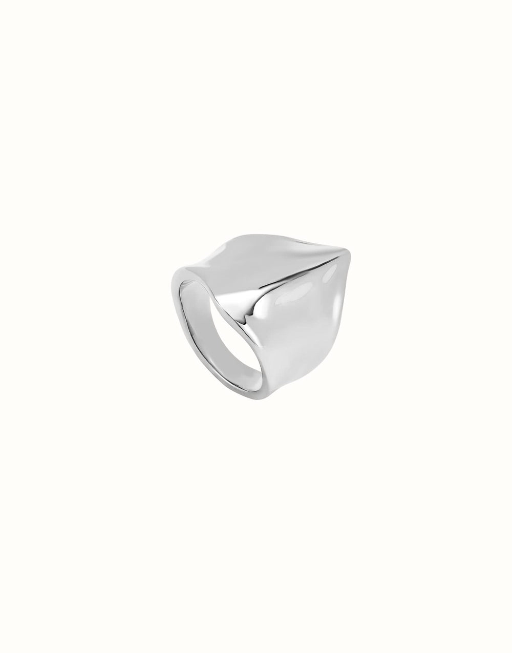Sterling Silver Plated Alloy Stingray Ring ANI0812MTL000