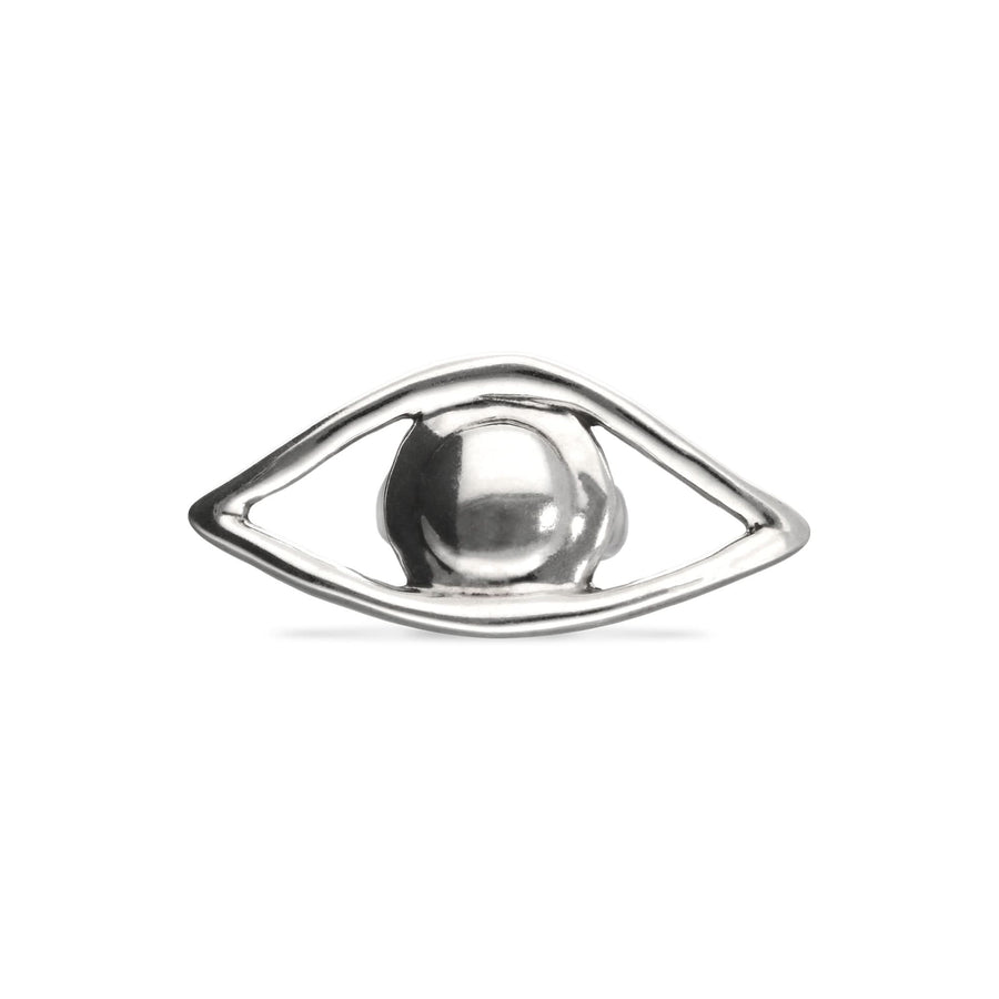 Metal Alloy Plated Sterling Silver Eye Ring ANI0858MTL000