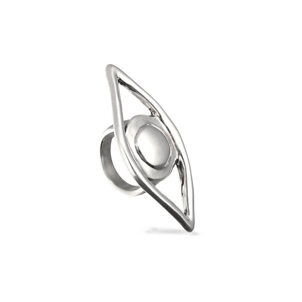 Metal Alloy Plated Sterling Silver Eye Ring ANI0858MTL000