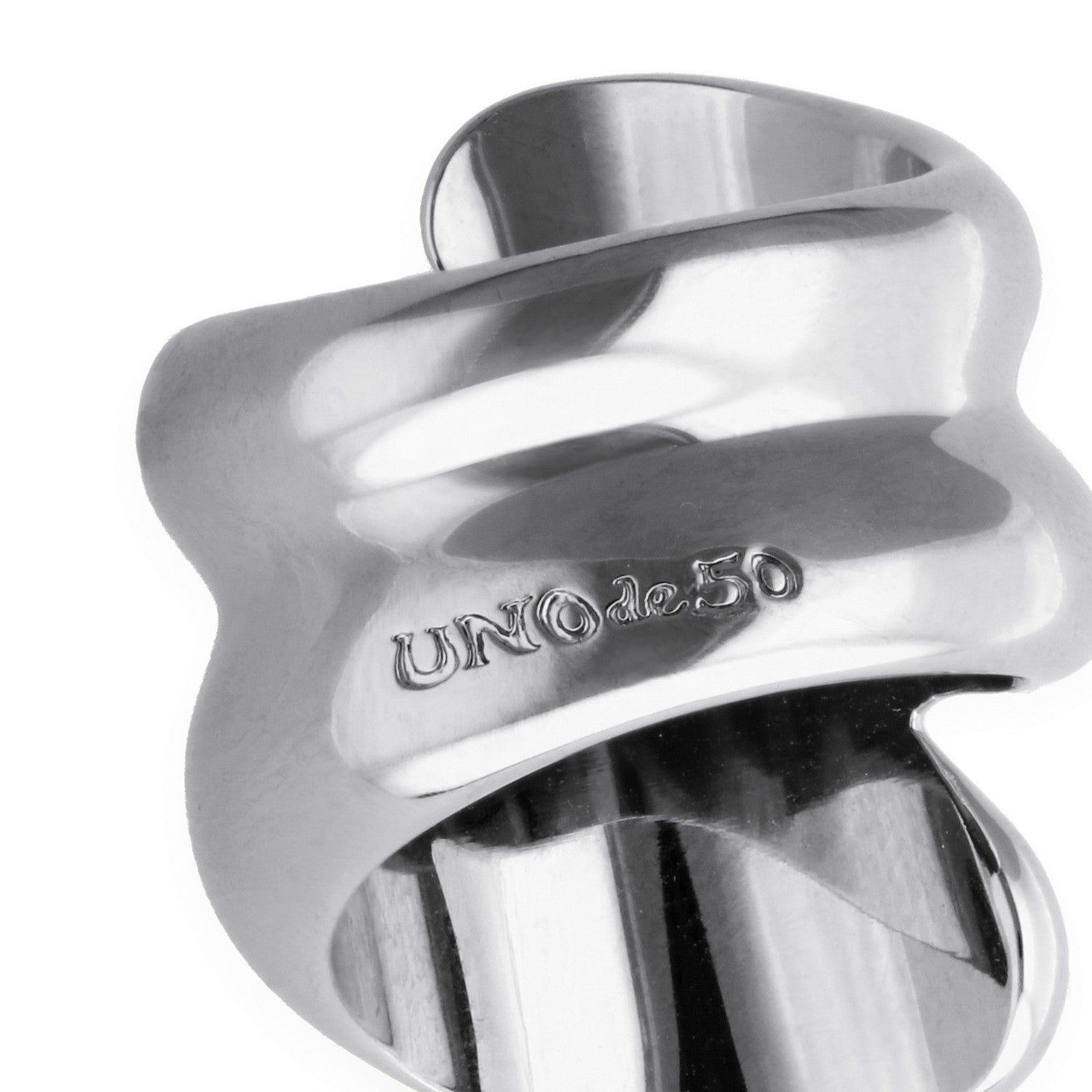 UNOde50 Essentia Silver Plated Ring ANI0872MTL000