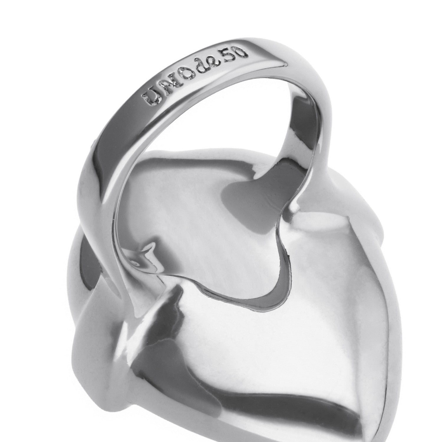 UNOde50 Presagio Silver Plated Ring ANI0876VRDMTL