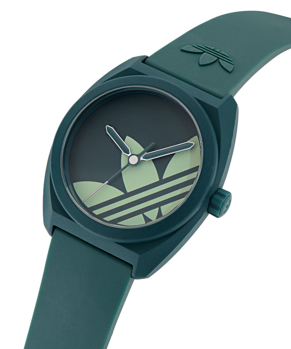 Adidas Unisex Green Dial Eco-Ceramic Bio-Resin Strap Watch AOST25541