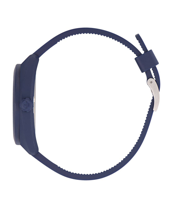 Adidas Unisex Blue Dial Eco-Ceramic Bio-Resin Strap Watch AOST25545