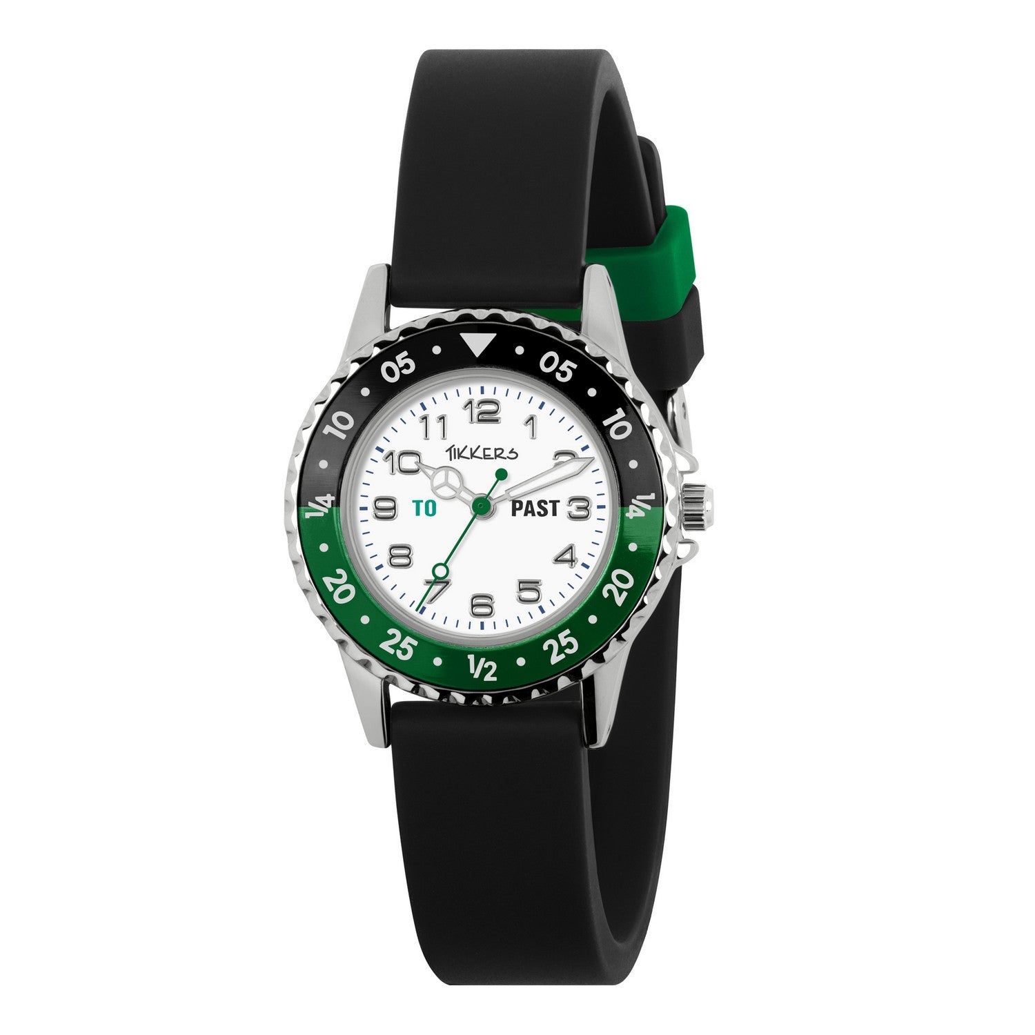 Tikkers Black Silicon Strap ATK1095