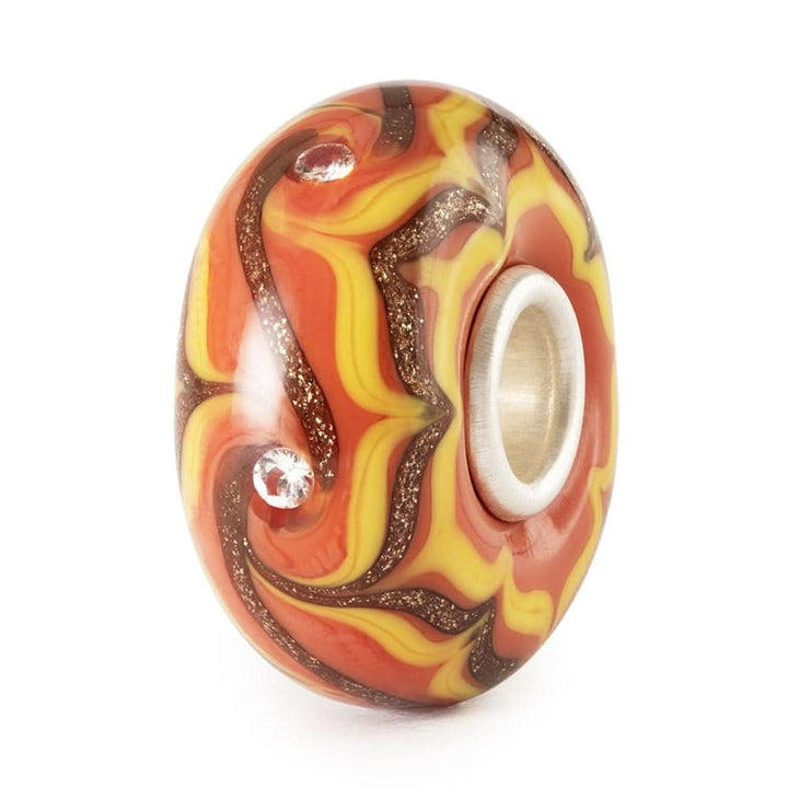 Amber Glow Radiance Glass Bead TGLBE-00253