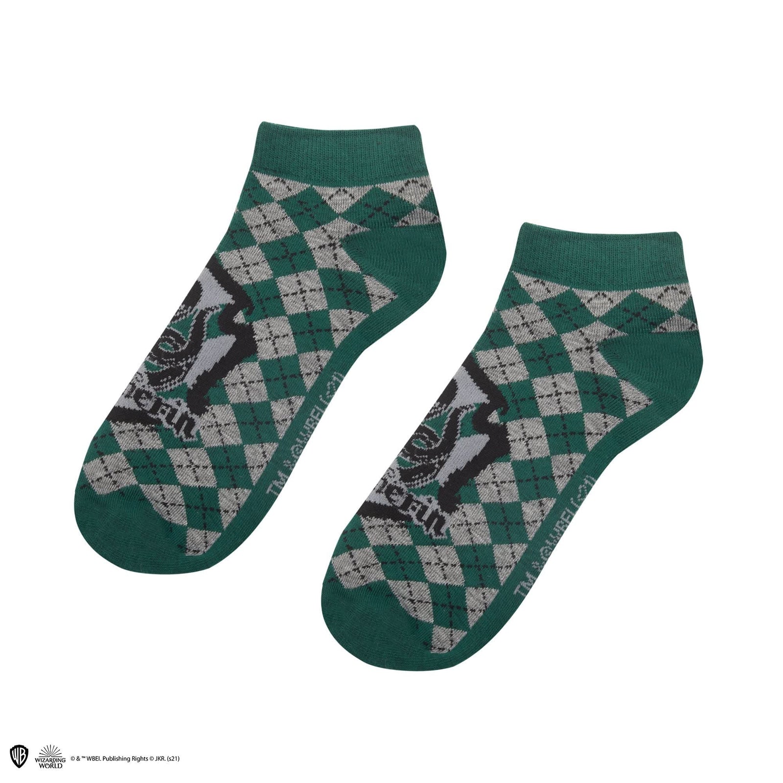 Harry Potter Set Of 3 Slytherin Ankle Socks CR1632