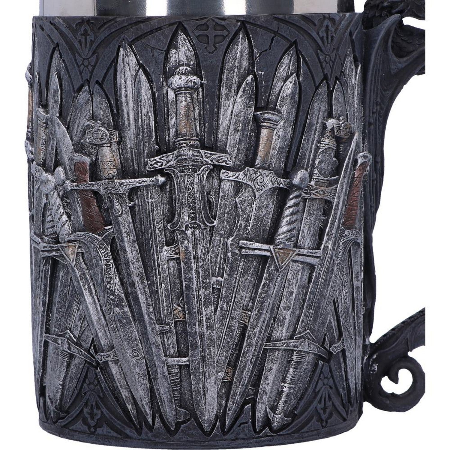 Medieval Sword Dragon Tankard Gothic Fantasy Mug B1940F6