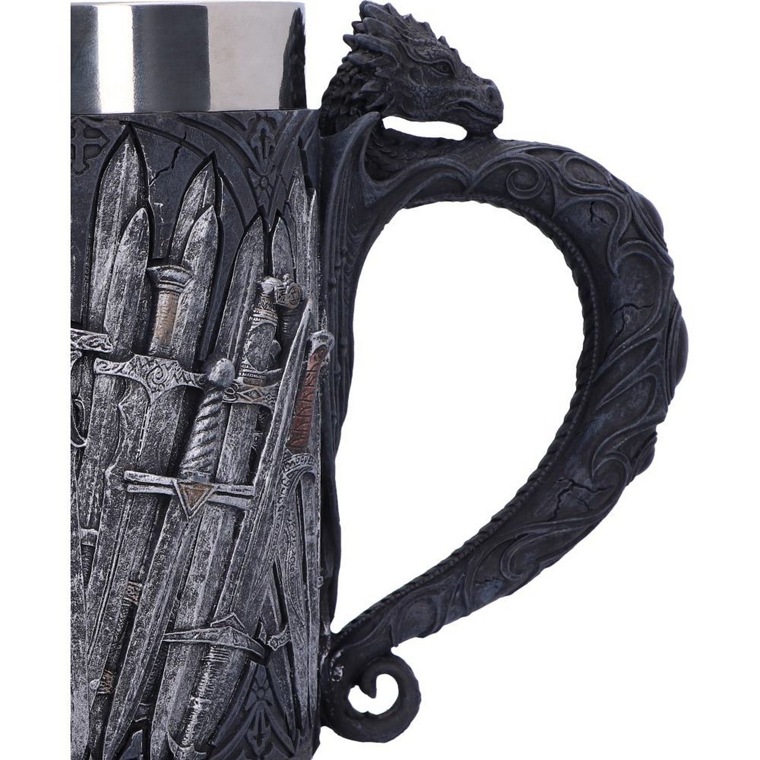 Medieval Sword Dragon Tankard Gothic Fantasy Mug B1940F6