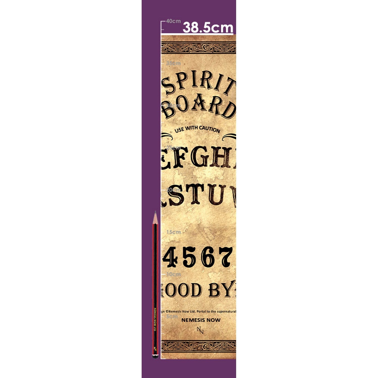 Antiqued Beige Spirit Talking Board with Planchette B2132F6