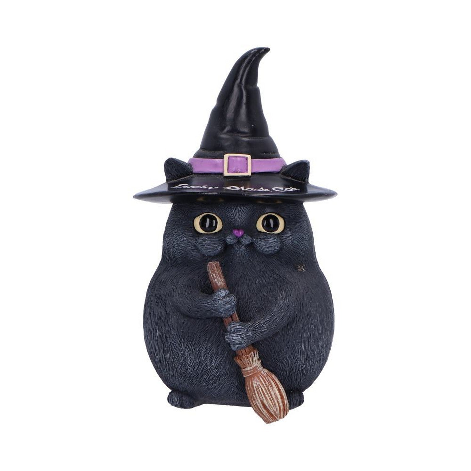 Lucky Black Cat Snapcat Ornament Filter Cute Cat Figurine B4088M8