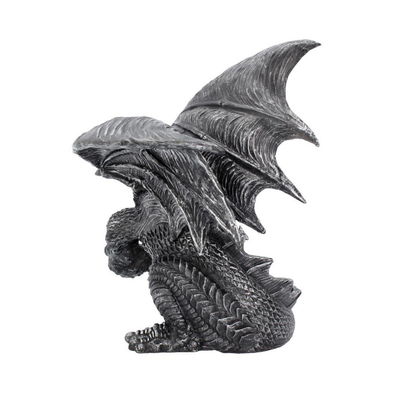 Nemesis Now Obsidian Dragon Figurine 25cm B4366M8
