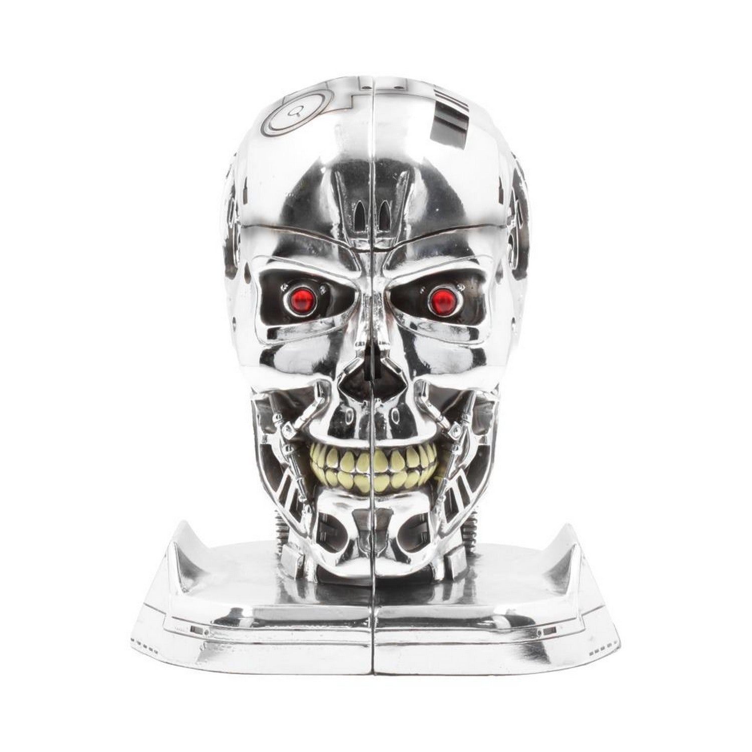 T-800 Terminator 2 Judgement Day T2 Head Bookends B4693N9