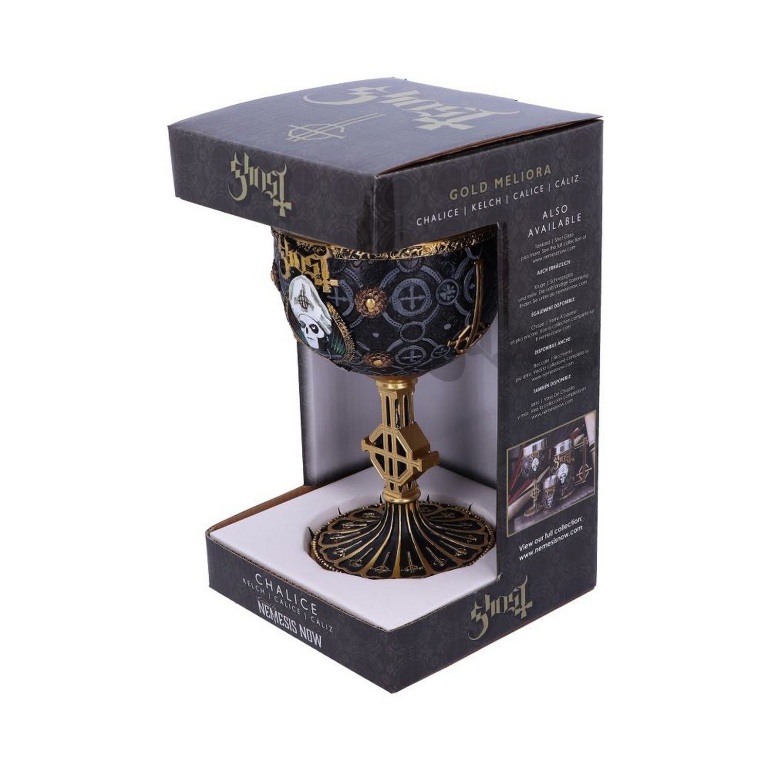 Licensed Ghost Papa Emeritus III Gold Goblet B4886P9
