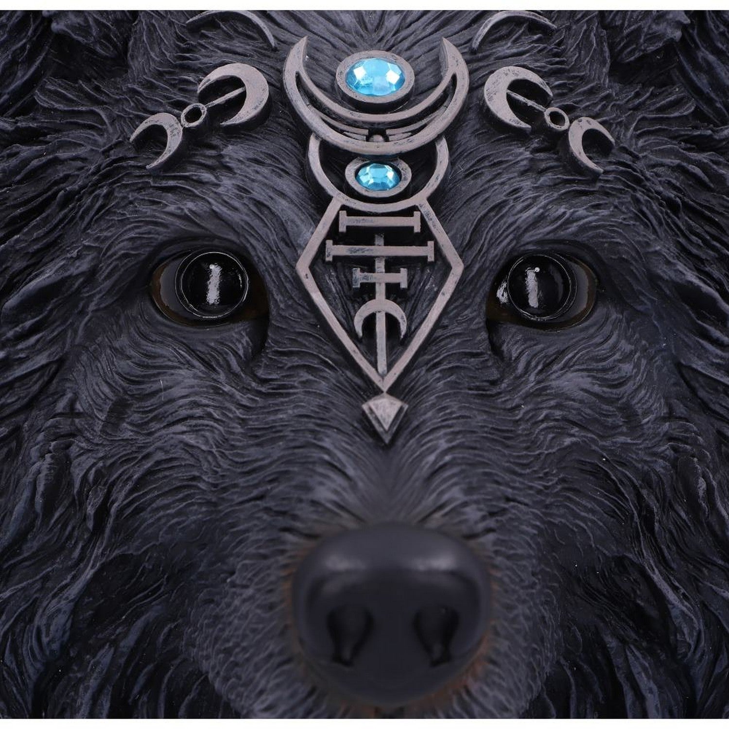 Dark Gothic Magical Wolf Moon Wall Hanging Plaque B5240S0