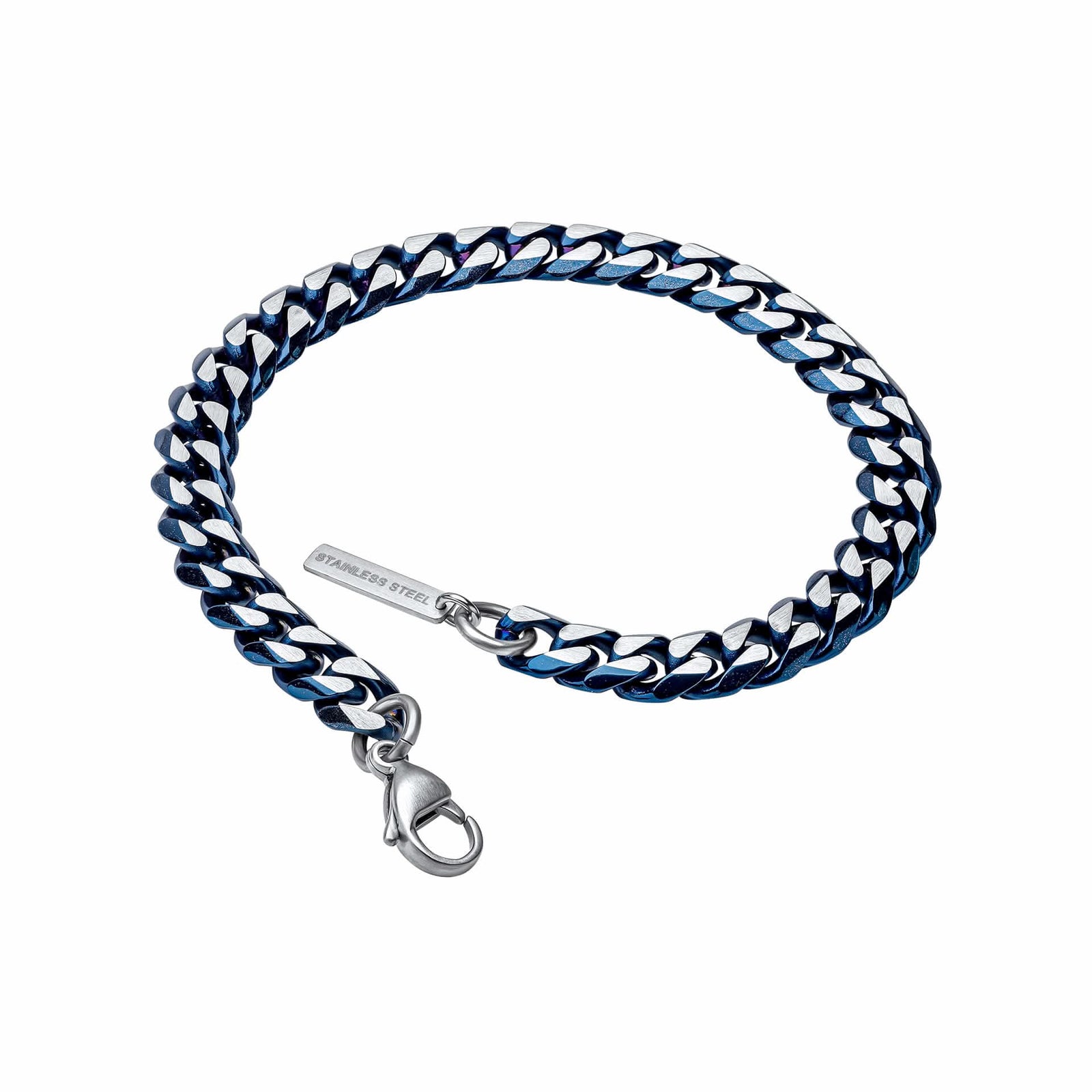 Stainless Steel Blue 21.5cm Bracelet B5568L