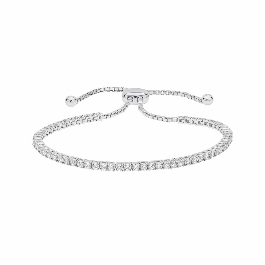 Diamonfire Cubic Zirconia Silver Toggle Bracelet B5581