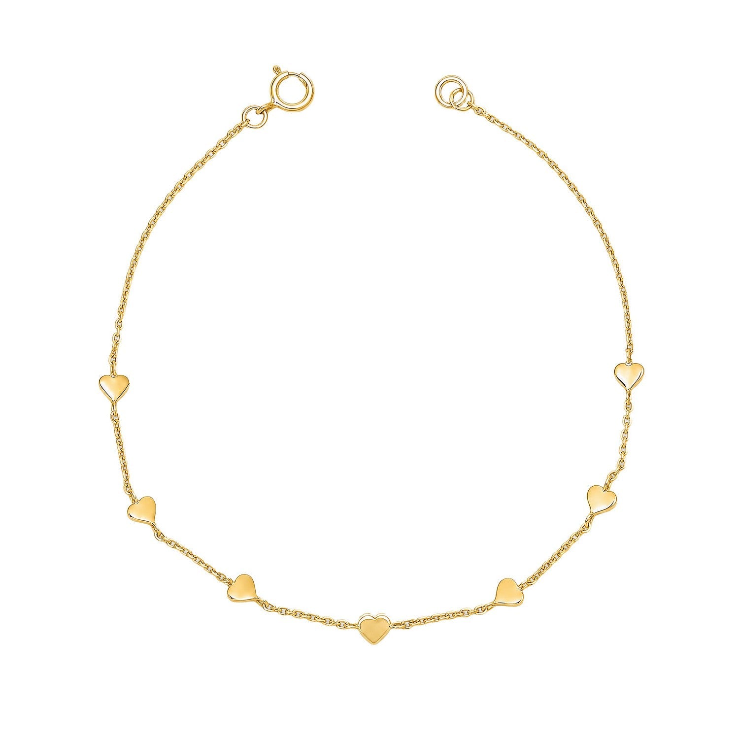 Beginnings Sterling Silver Gold Bracelet B5672