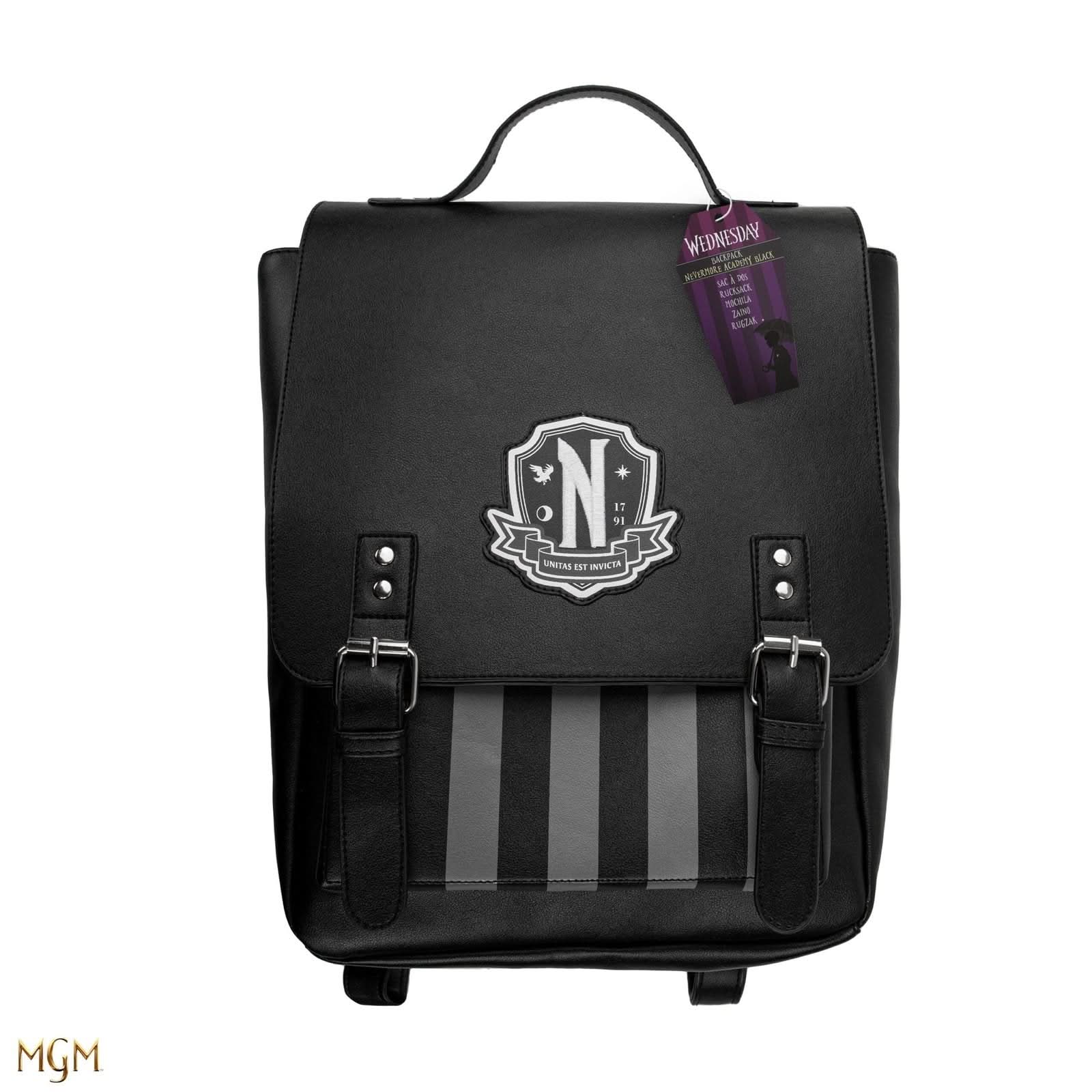 Wednesday Black Nevermore Academy Backpack CR2483