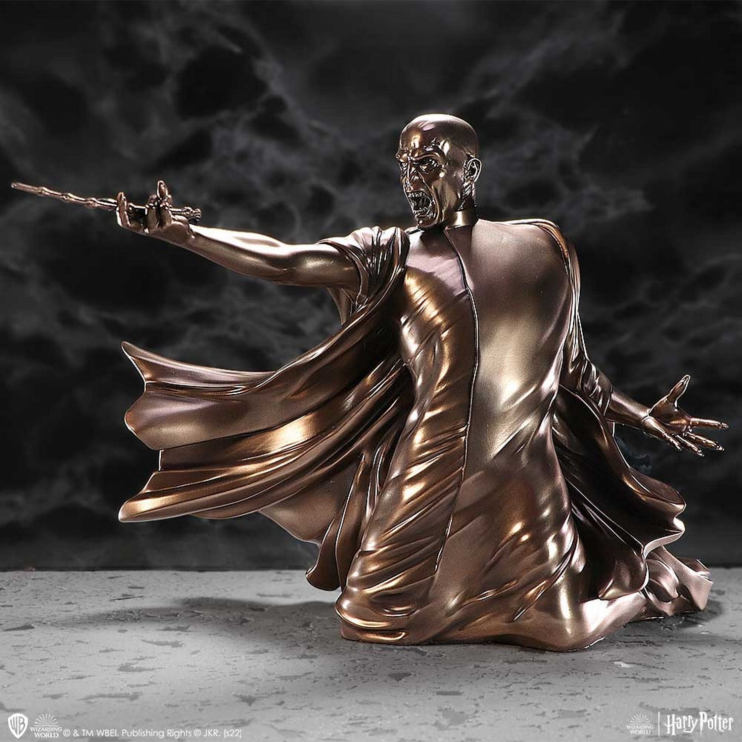 Officially Licensed Harry Potter Voldemort Avada Kedavra Bronze Figurine 32cm B6364X3