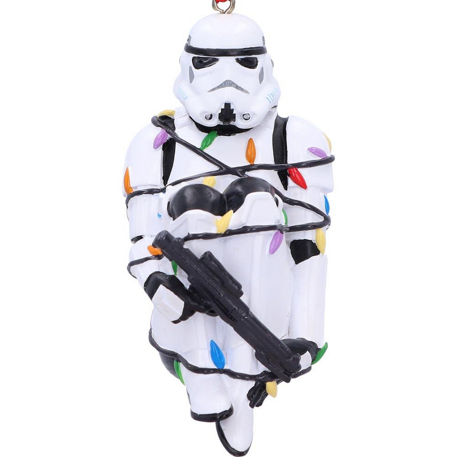 Stormtrooper In Fairy Lights Decorative Hanging Ornament 9cm B6414X3