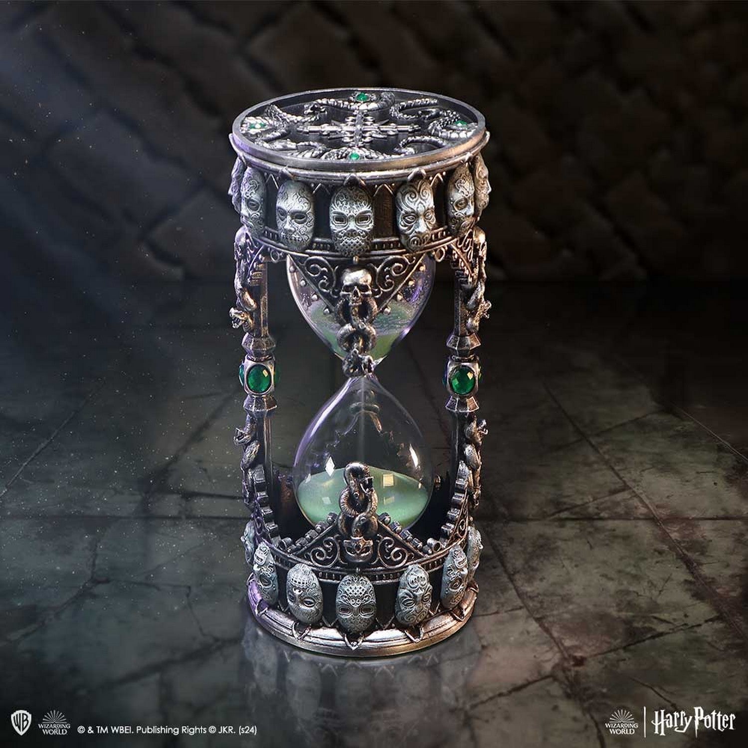 Harry Potter Death Eater Sand Timer in Metallic Silver B6621B24