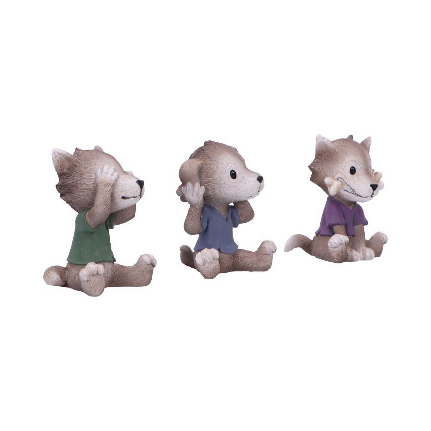 Three Wise Werewolf Collectible Figurines 7.5cm B7228C25