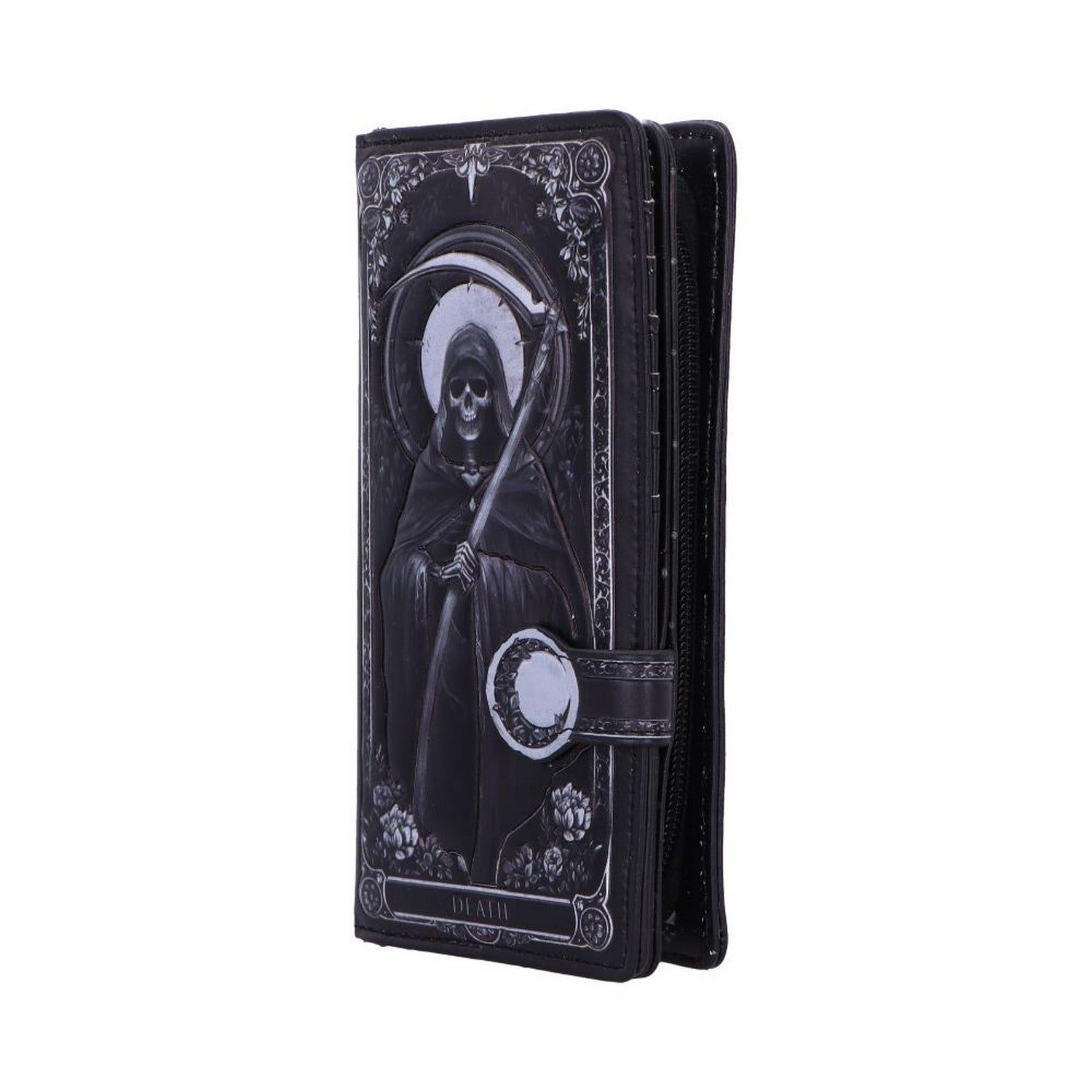 Skeleton Tarot Embossed Purse B7249C25