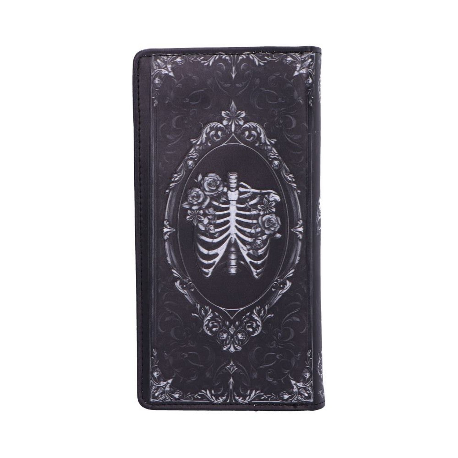 Baroque Skull Embossed Purse 18.5cm B7257C25