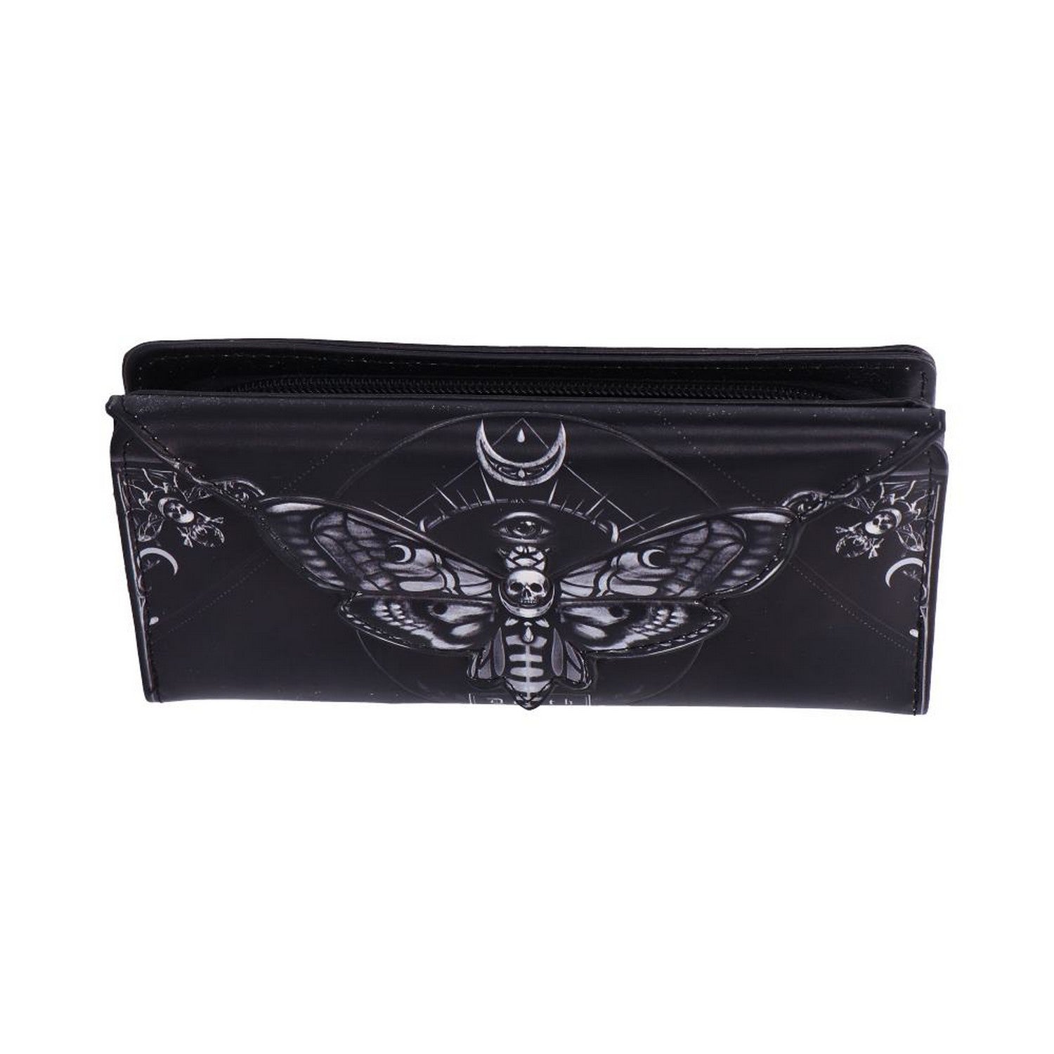 Deaths Head Moth Embossed Purse 9.5cm B7258C25