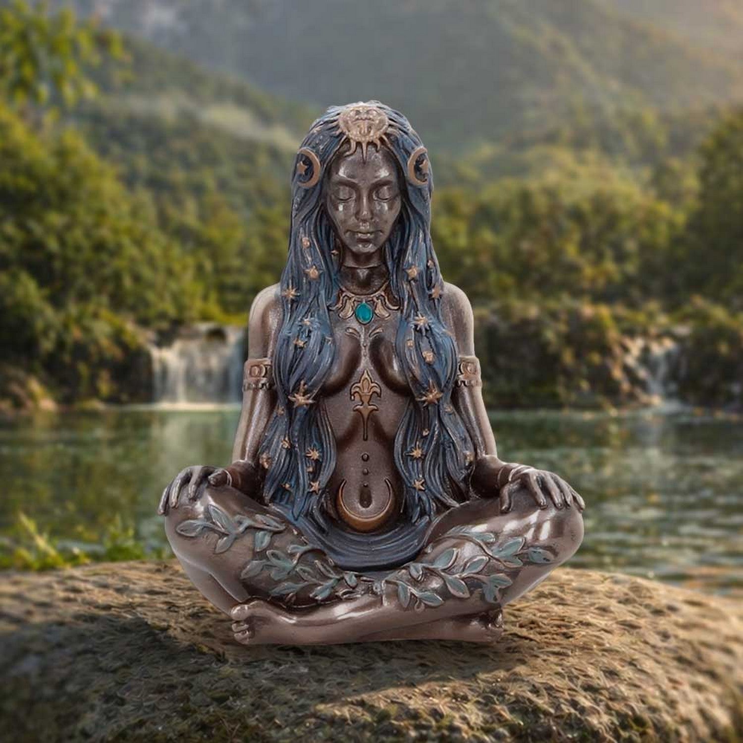 Celestial Goddess Mini Bronze Figurine 8.3cm B7523B26