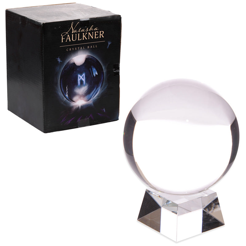 Crystal Ball with Glass Stand & Gift Box 14cm BALL04