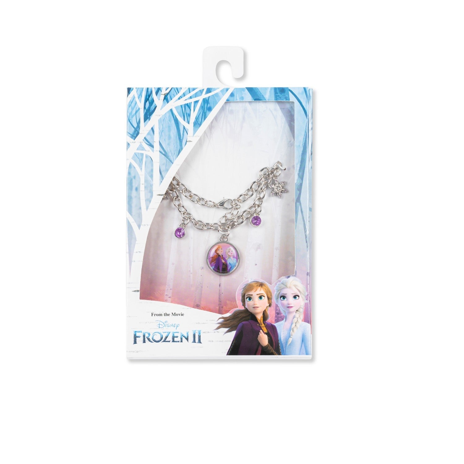Disney Costume Silver Plated Frozen Charm Sterling Bracelet BH00233RL-65.PA